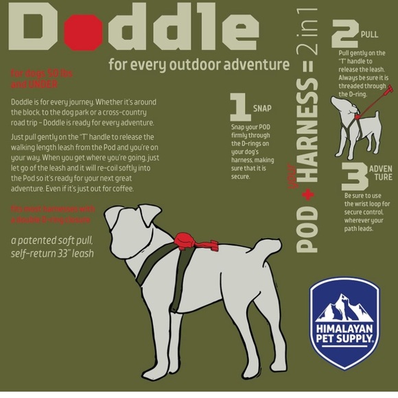 Dog red harness- Doddle pod+Harness -Brand New - Picture 7 of 7